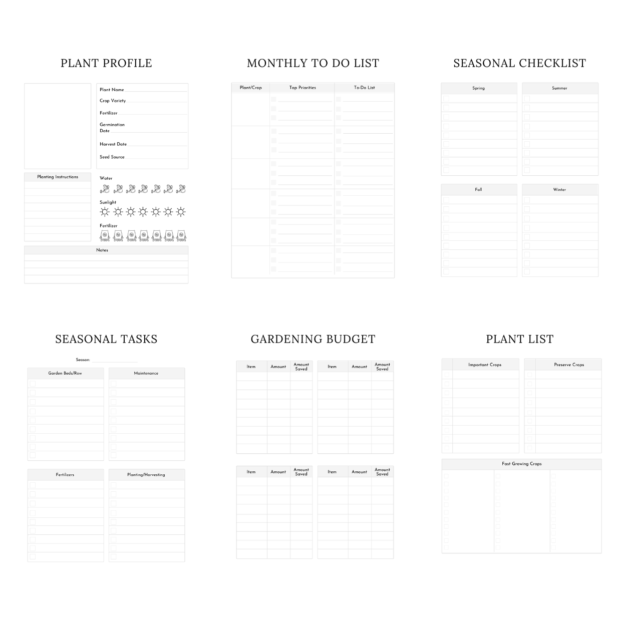 Tropical Planner